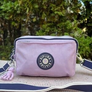 Kipling Abanu Multi Convertible Crossbody Bag Waist Pack in Gentle Lilac